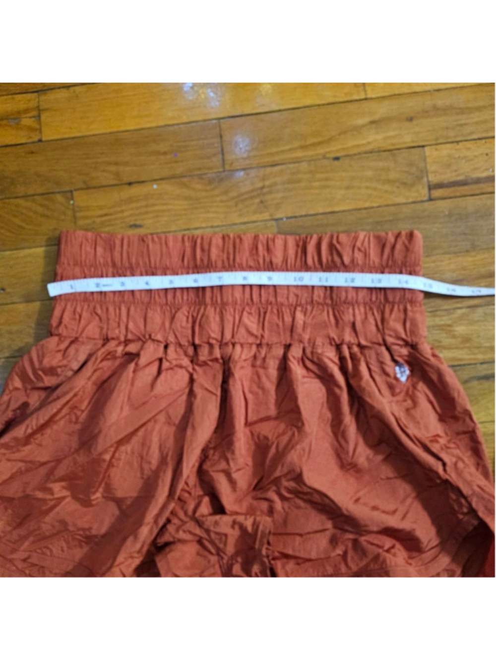 Free People FP Movement Orange Athletic Shorts Large - Picture 5 of 8